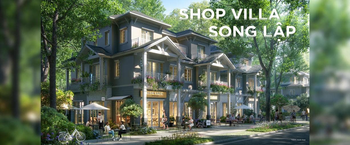 shop villa song lập ecopark long an